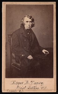Roger Brooke Taney portréja 1777-1864, 1864 előtt. alkotó: Brady