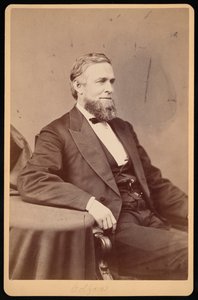 Schuyler Colfax portréja 1823-1885, 1885 előtt.