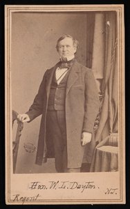 William Lewis Dayton portréja 1807-1864, 1864 előtt.