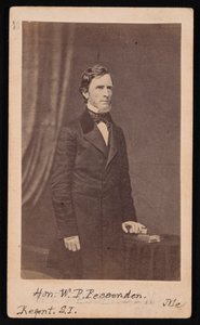 William Pitt Fessenden portréja 1806-1869, 1869 előtt.