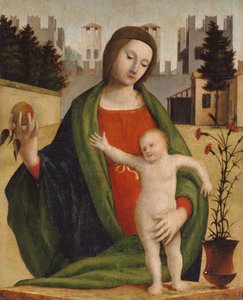 Madonna és gyermeke, 1508 előtt.