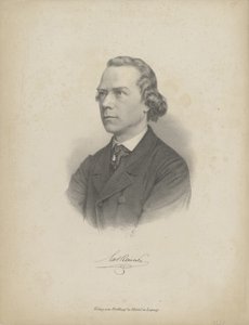 Carl Heinrich Carsten Reinecke zongoraművész és zeneszerző portréja 1824-1910 , c. 1850.