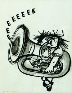 Eeeeeeeek! (tinta papíron)