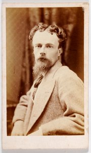 John Atkinson Grimshaw látogatási kártyája (f/w fotó)