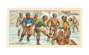 Futballmérkőzés a téli szálláson alkotó: British School