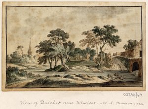 Vázlatsorozat, nézetek Nagy-Britanniában, a kontinensen és Amerikában 1772-1778 (akvarell) alkotó: British School