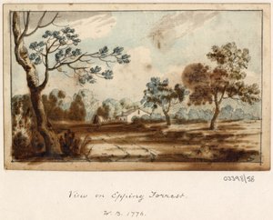 Vázlatsorozat, nézetek Nagy-Britanniában, a kontinensen és Amerikában 1772-1778 (akvarell) alkotó: British School