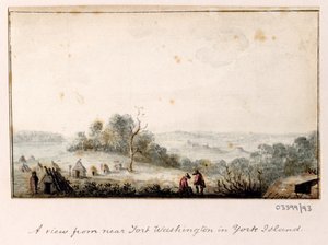Vázlatsorozat, nézetek Nagy-Britanniában, a kontinensen és Amerikában 1772-1778 (akvarell) alkotó: British School