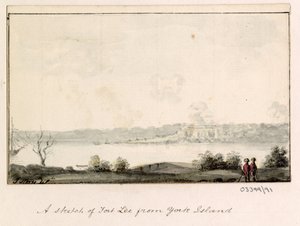 Vázlatsorozat, nézetek Nagy-Britanniában, a kontinensen és Amerikában 1772-1778 (akvarell) alkotó: British School