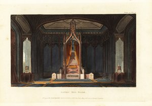 Tervezés egy gótikus hálószobához alkotó: British School