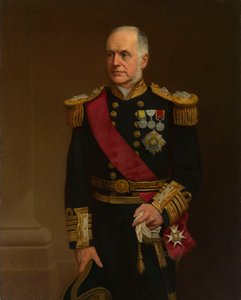 Sir Richard Vesey Hamilton admirális portréja (1829-1912) alkotó: British School