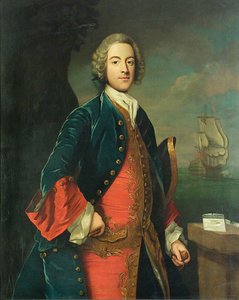 Tengerésztiszt portréja, 1730-40 körül (olaj, vászon)
