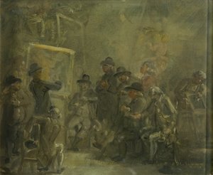 Vázlat: a Királyi Akadémia kiválasztási bizottsága alkotó: British School