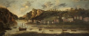 The Hot Wells, Bristol, 1800 körül (olaj, vászon) alkotó: British School