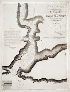 A cornwalli Fowey kikötője alkotó: British School