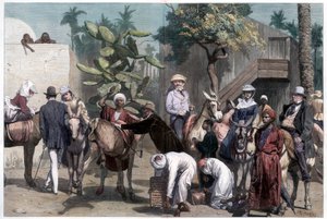 „Kezdet a piramisokhoz”, 1874. alkotó: Bromley