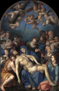 Krisztus letétele alkotó: Bronzino