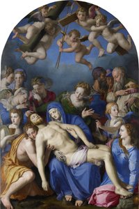 Krisztus letétele alkotó: Bronzino