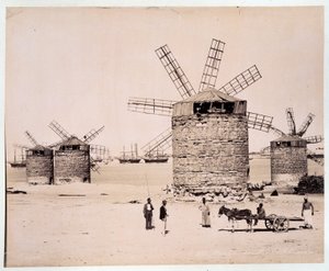 Moulins a Alexandria - a Zangali testvérek fényképe, 19. század vége