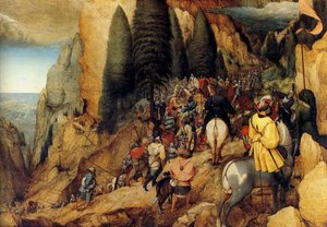 Szent Pál megtérése alkotó: Bruegel