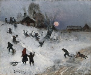 Szánkózás, 1882