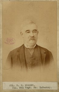 Richard H. Musser, ezredes, 9. Missouri gyalogság (konföderációs) alkotó: Brunswick J. Sharer