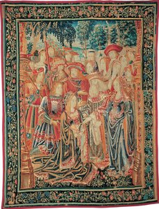 Trója története. Heléna kegyelme c. 1520