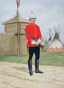 Az Északnyugati Lovasrendőrség rendőre 1880-ban