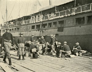13. gyalogság reggelinél, spanyol-amerikai háború, 1898. június 11., 1899.