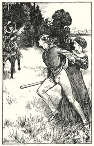 Illusztráció: A kolostor és a kandalló, Charles Reade (litho)