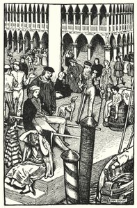 Illusztráció: A kolostor és a kandalló, Charles Reade (litho)