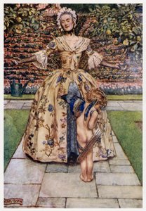 "A szerelem nem szereti a hulló gyümölcsöt, / még az elszáradt fát" (szín litho)