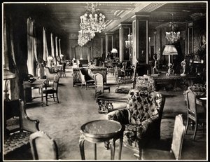 A Hotel Knickerbocker társalgója, 1906 (ezüst zselatinos nyomat)