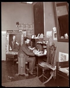 Richard Hall portréfestő portréja, 1903 (ezüstzselatinos nyomat)