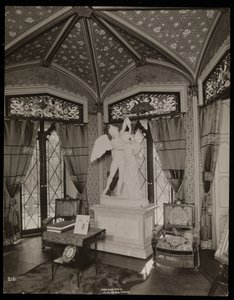A Helen Gould birtok (a néhai Jay Gould rezidencia) szalonja Tarrytownban, New York, 1893-94 (ezüst zselatinos nyomat) alkotó: Byron Company