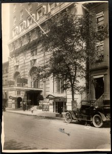 A Robert Treat Hotel látképe, Newark, New Jersey, 1916 (ezüst zselatinos nyomat)
