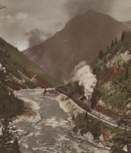The Kicking Horse Canyon (színes fotó)