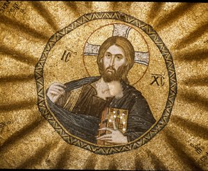Pantokrátor Krisztus (vagy Krisztus a dicsőségben) (Mózes alkotó: Byzantine