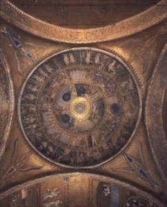 Alkotás az előcsarnok kupoláján (mozaik) alkotó: Byzantine Byzantine