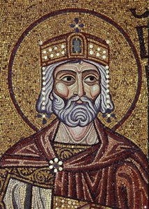 Dávid király belső mozaikok részlete a Szent Márk-bazilikában, 12. század alkotó: Byzantine Byzantine