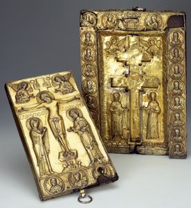Az igazi kereszt ereklyetartója, 11. század vége-XII. század eleje alkotó: Byzantine Byzantine