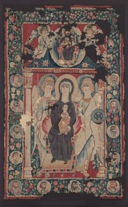 Szűz és gyermek ikonja, 500-as évek alkotó: Byzantine School