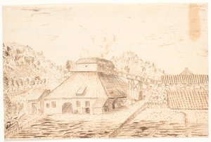 Bærum olvasztókemencéje alkotó: C.A. Lorentzen