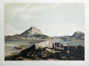 Port Madoc a rakpartról alkotó: C.F.W. C.F.W.