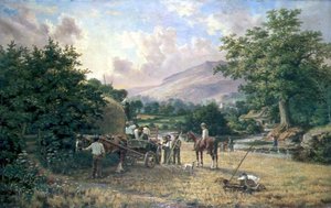 A szénakészítők alkotó: C.H. Hart