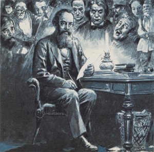 Dosztojevszkij (színes litográfia)