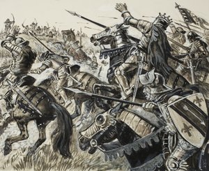 Francia kontra flamand 1302-ben alkotó: C.L. Doughty