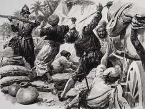 Spanyolok harcolnak az arabok ellen alkotó: C.L. Doughty