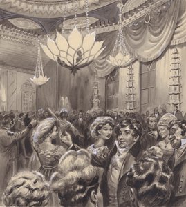A királyi herceg a brightoni pavilonnál (gouache, papír) alkotó: C.L. Doughty