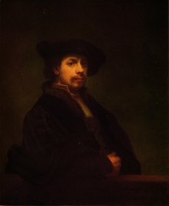 „Rembrandt portréjának másolata”, 1926 alkotó: CM Berwick